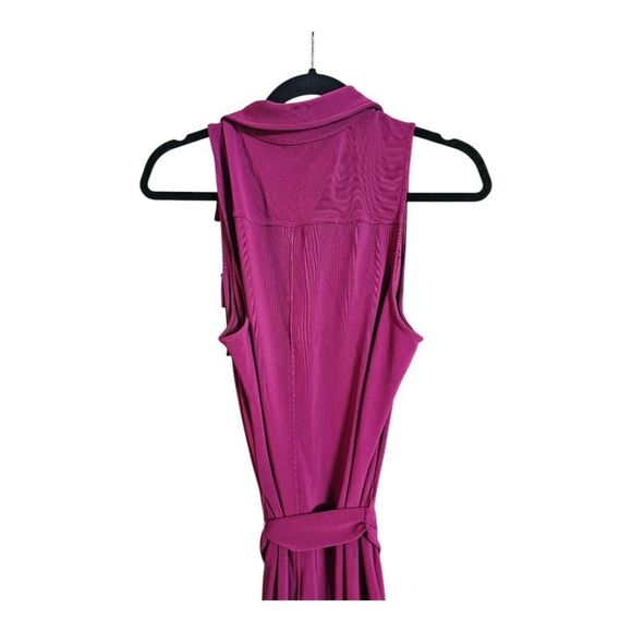 SOLD!!! BOSTON PROPER Beyond Travel Sleeveless Dress Acai Berry - Size Medium - Picture 5 of 10